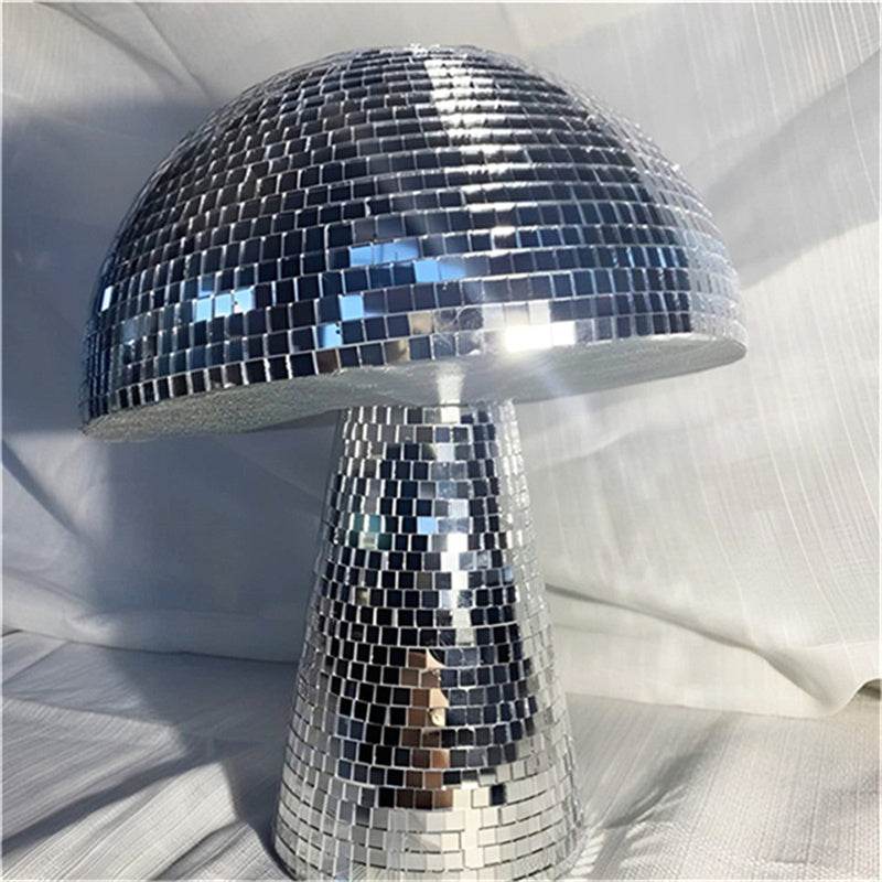 Mirror Glass Brick Mushroom Disco Ball Upholstery - Velora