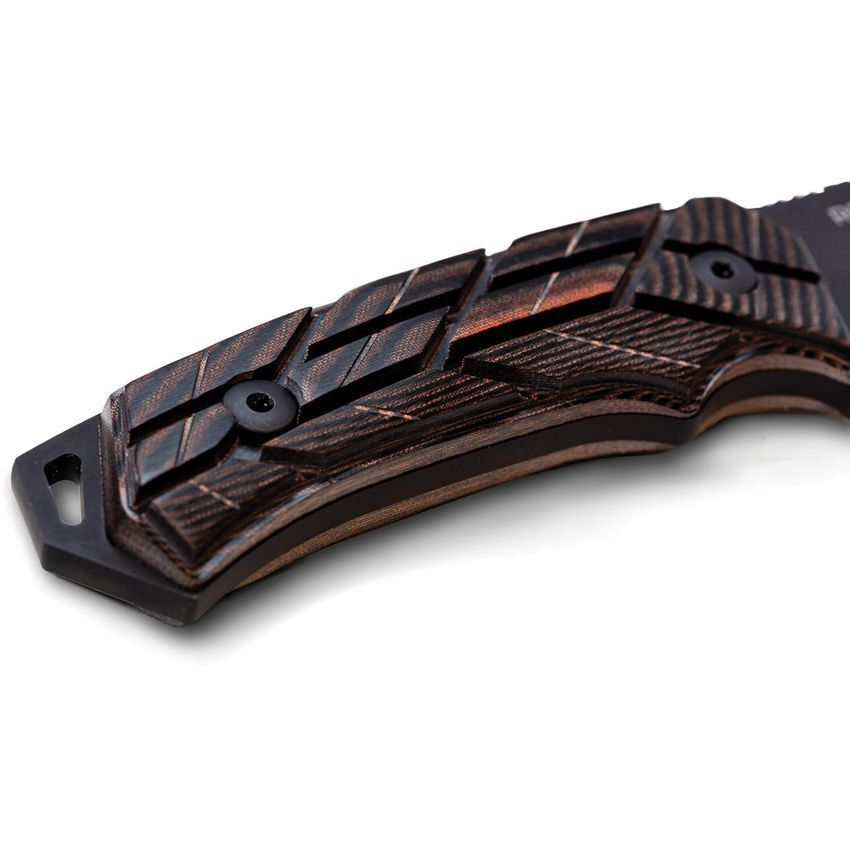 WOOX Rock 62 Mil-Spec Knife, Black Blade with XGRIP Handle - Velora