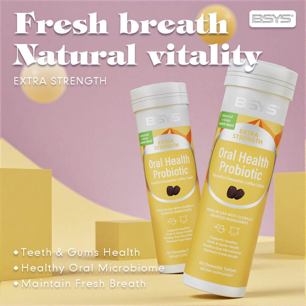 BSYS Coffee Lovers Meet Your New Obsession Oral Probiotic Chews That TASTE LIKE COFFEE High-quality Supplements For Your Mouth No Gross Aftertaste, Just That Rich, Roasty Vibe. Game Changer - Velora