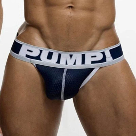 PUMPI Mesh Thong Panties underwear Porn Pant men Low Waist - Velora