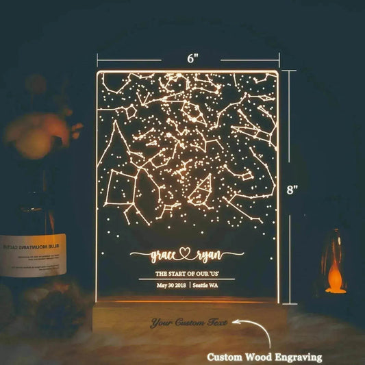 Premium Personalized Night Light Gift For Birthday - Velora