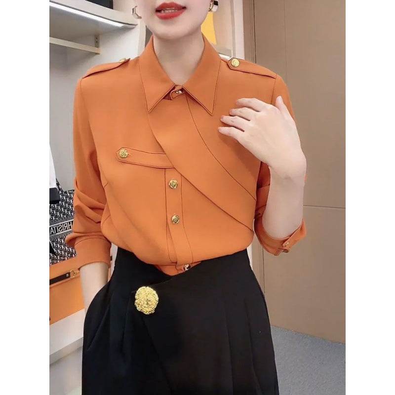 Luxury Professional Business Cooperate Office blouse shirt for women - Velora