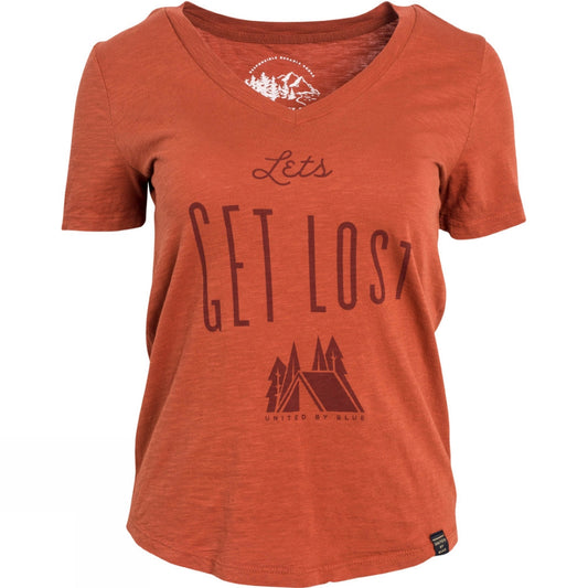 United By Blue Womens Let's Get Lost Organic Cotton T-Shirts - Velora