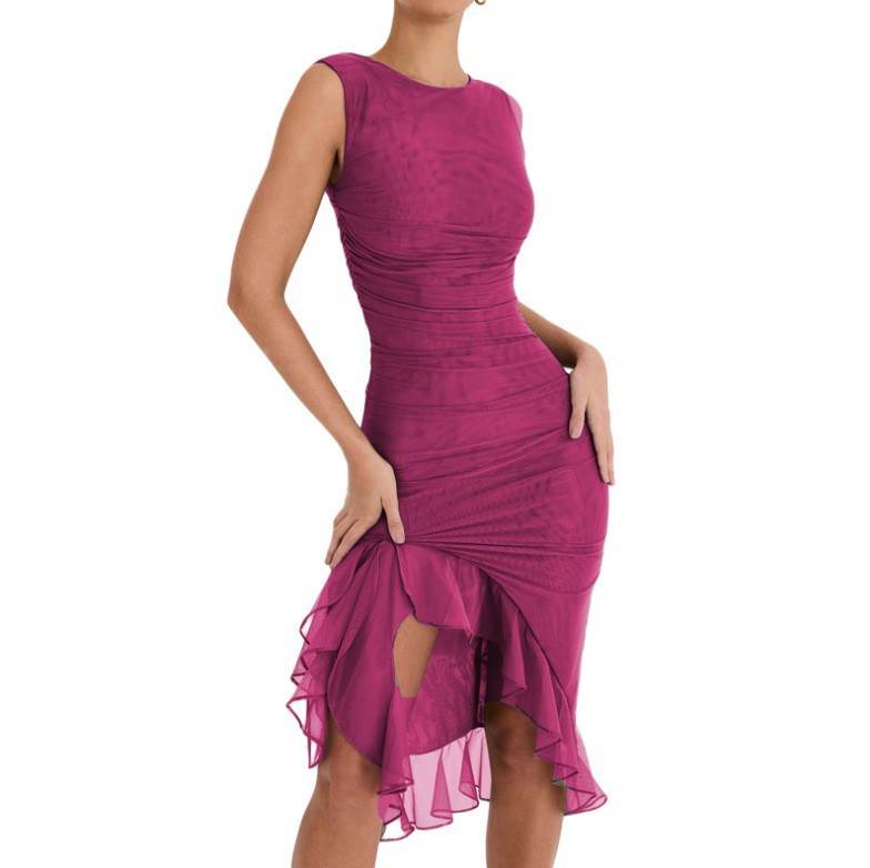 Summer Slim Skinny Sleeveless Dress For Women Fashion Party Club Dresses - Velora