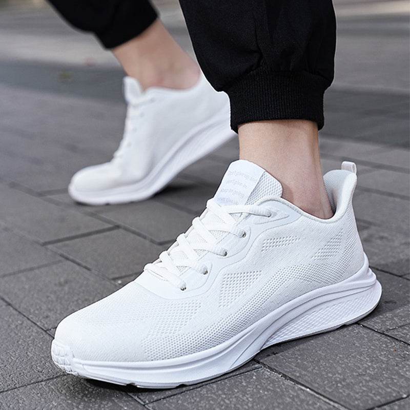 Men's Lace-up Running Shoes Mesh Lightweight Breathable Comfortable Sneakers - Velora