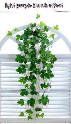 Simulation Plant Morning Glory Ratten For Wall Hanging Decoration Garlands - Velora