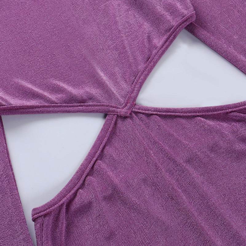 Sexy Backless Bandage Women Mini Dress Summer New Hollow Out Skinny Dresses - Velora