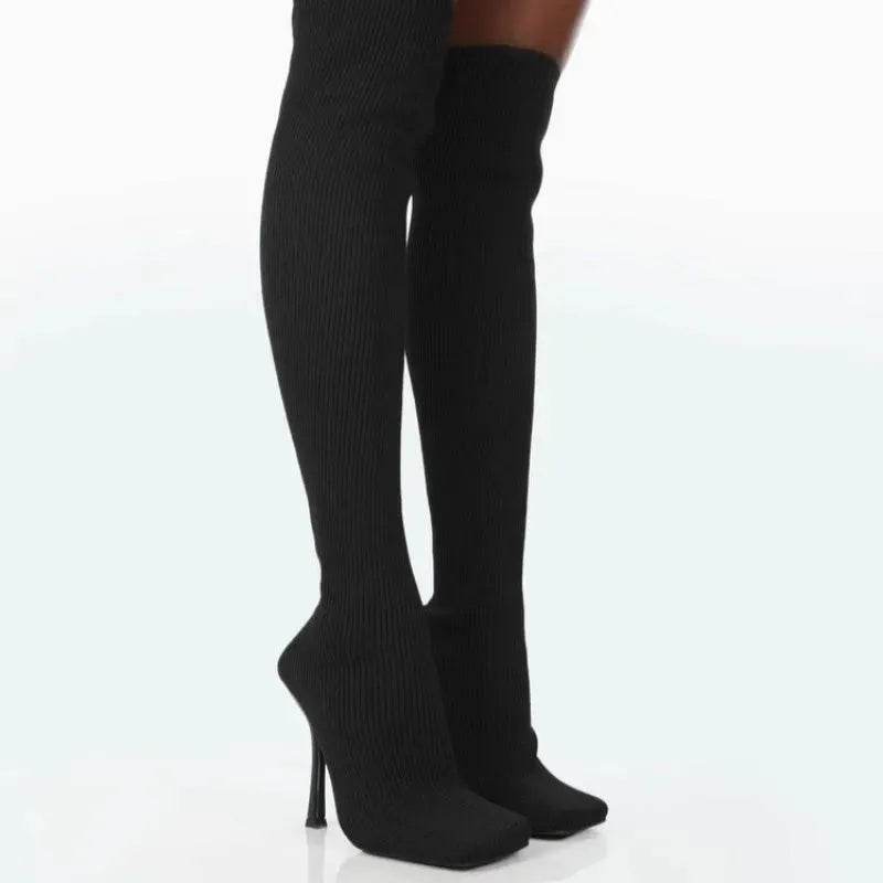 Thigh High Boots Women Over The Knee Long Boots Fashion Shoes - Velora