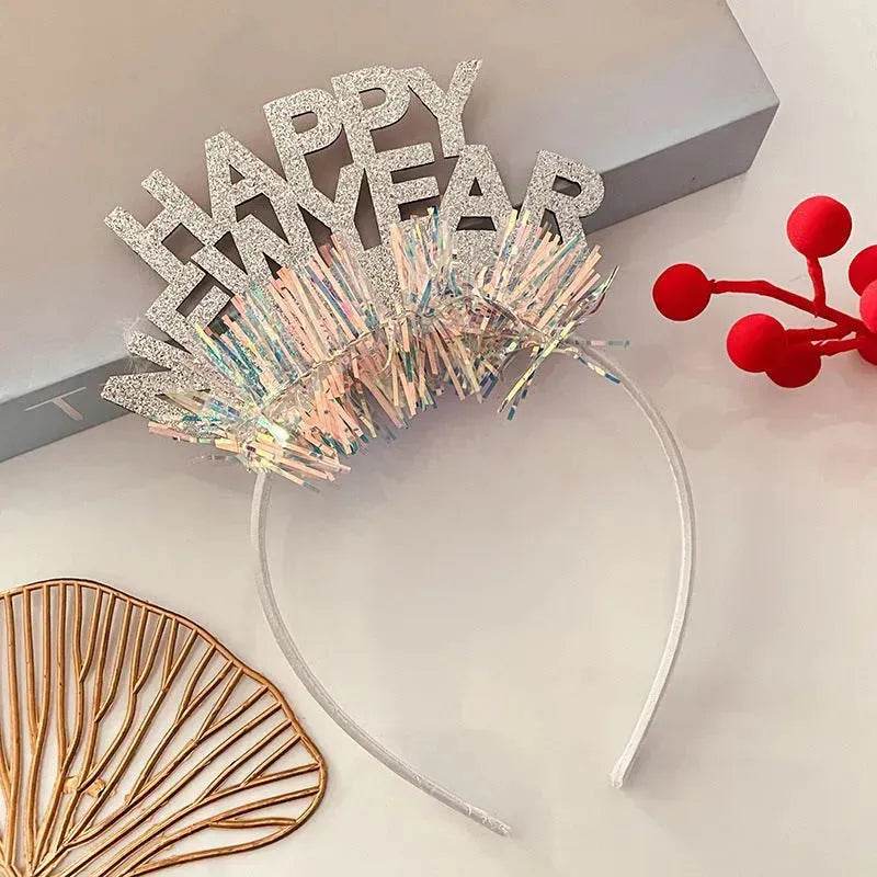 Christmas With Light Headband Snowflake Women's - Velora