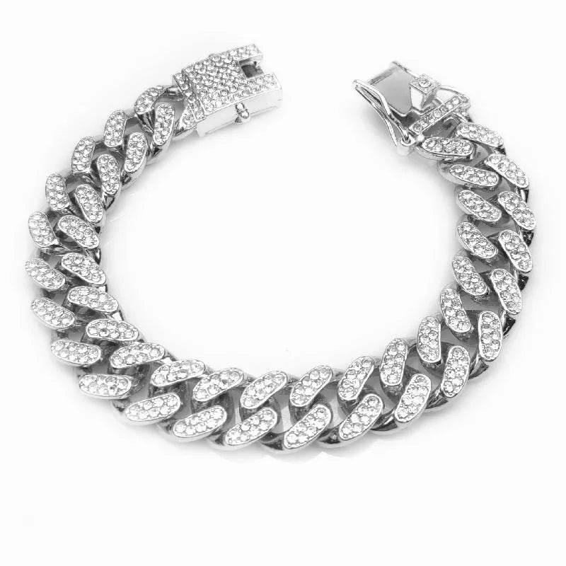 Zinc Alloy Wide Hip Hop Cuban Link Chain Necklace - Velora