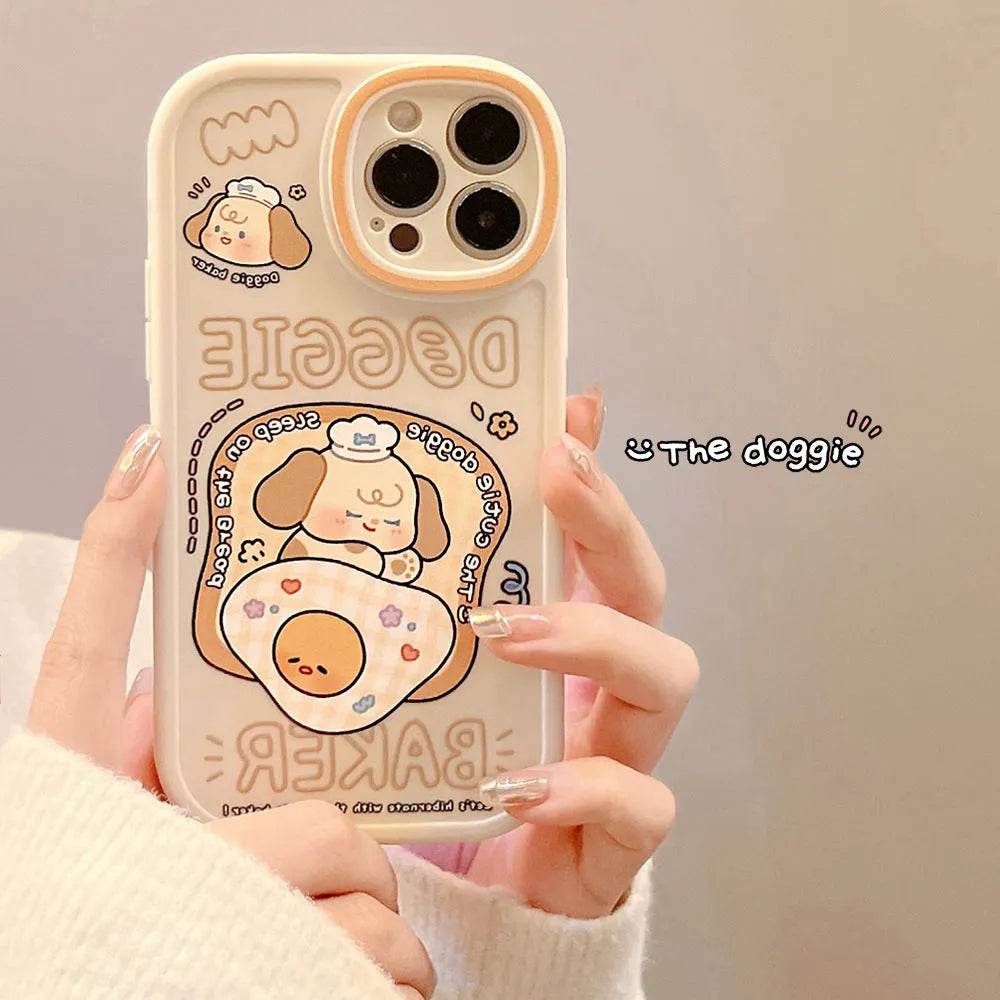 TPU Frosted Silicone Cartoon iphone Case - Velora