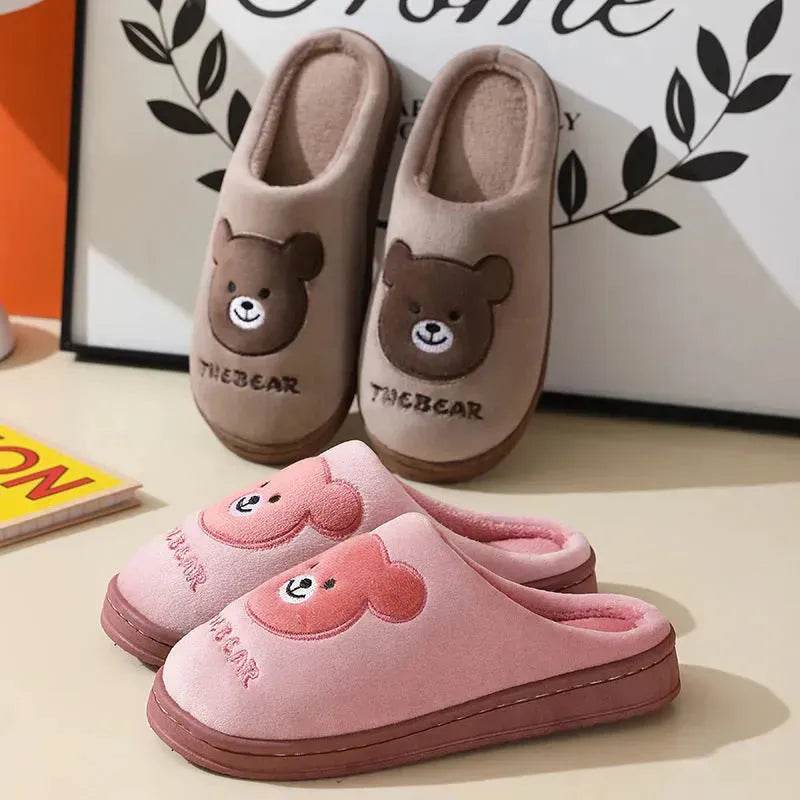 Cotton Slippers For Women In Autumn And Winter, Thick Soled And Warm At Home, Dormitory Slippers For Men - Velora