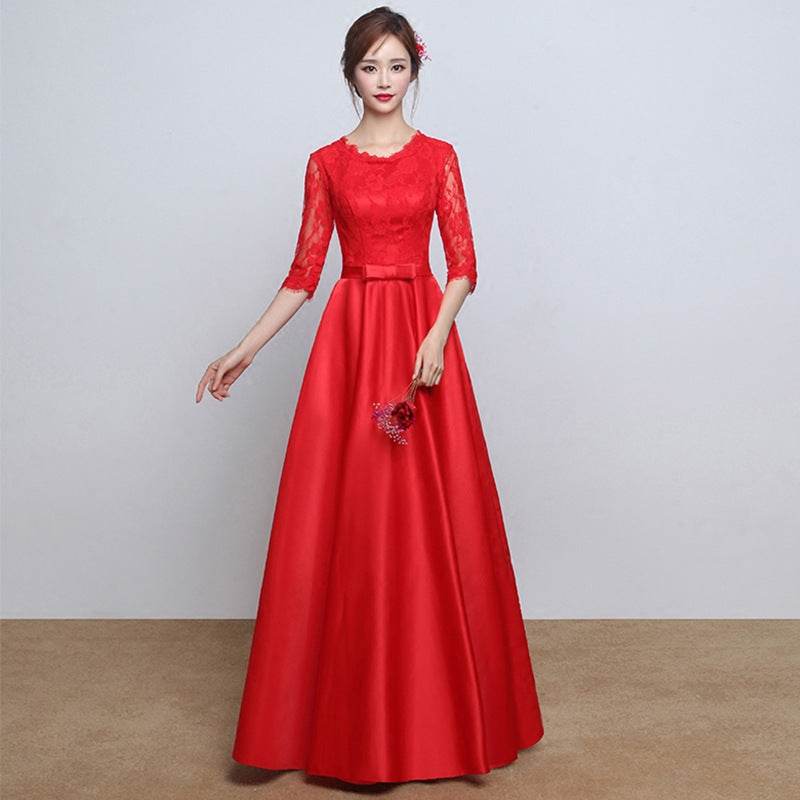 Elegant Slimming Elegant Generous Long Dress - Velora