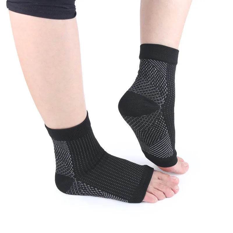 Foot Compression Sports Ankle Brace Socks Relieve Swelling Unisex - Velora