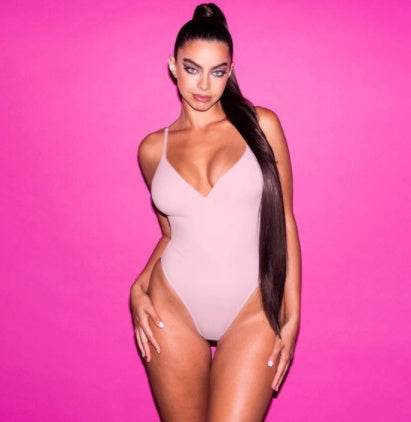 Summer Bikini Backless String Large Size Sexy Solid Color Triangle One-piece Swimsuit Womens Clothing - Velora