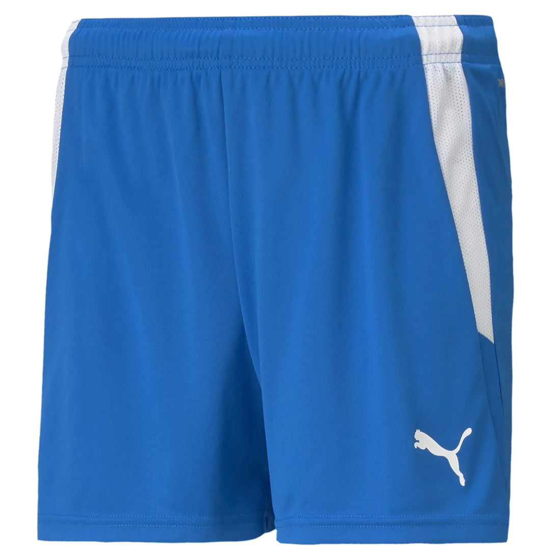PUMA Women's Teamliga Performance Shorts - Electric Blue & Black, XL