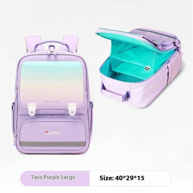 Primary School Student Schoolbag Burden Reduction Spine Protection - Velora