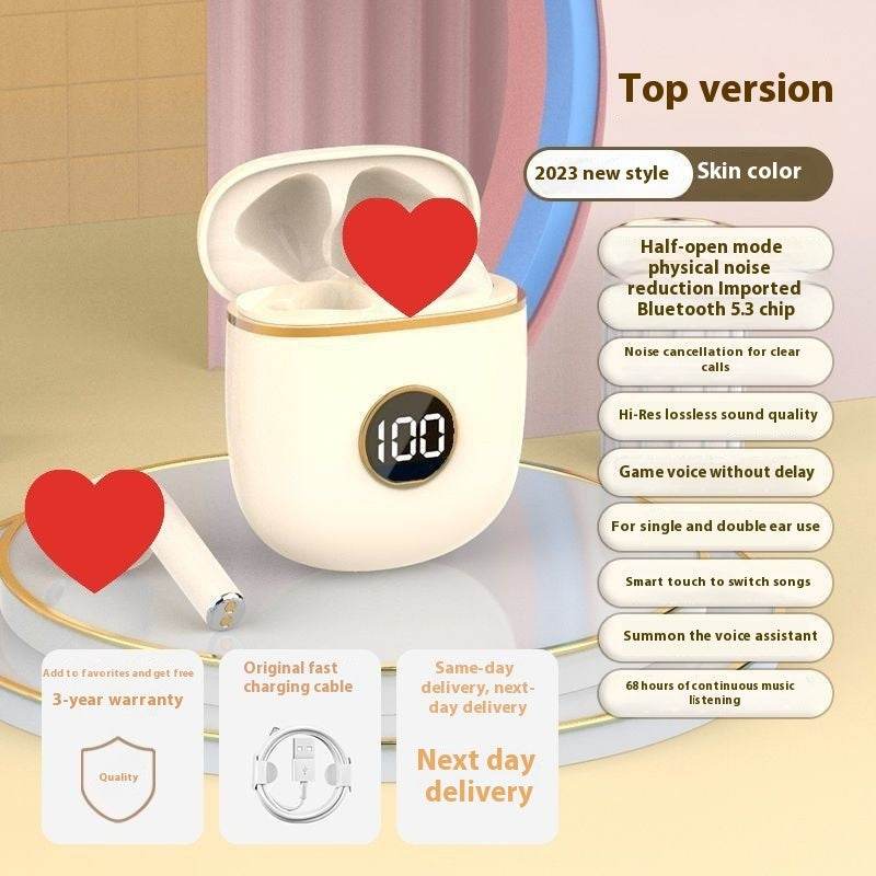 Wireless Bluetooth earphone Noise-canceling Wireless earbuds Low Latency High Sound Quality - Velora