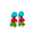 Abstract Neon Statement Jewelry Set Handmade - Velora Luxury Fashion