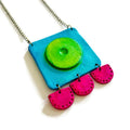 Abstract Neon Statement Jewelry Set Handmade - Velora Luxury Fashion