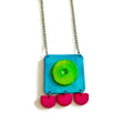 Abstract Neon Statement Jewelry Set Handmade - Velora Luxury Fashion