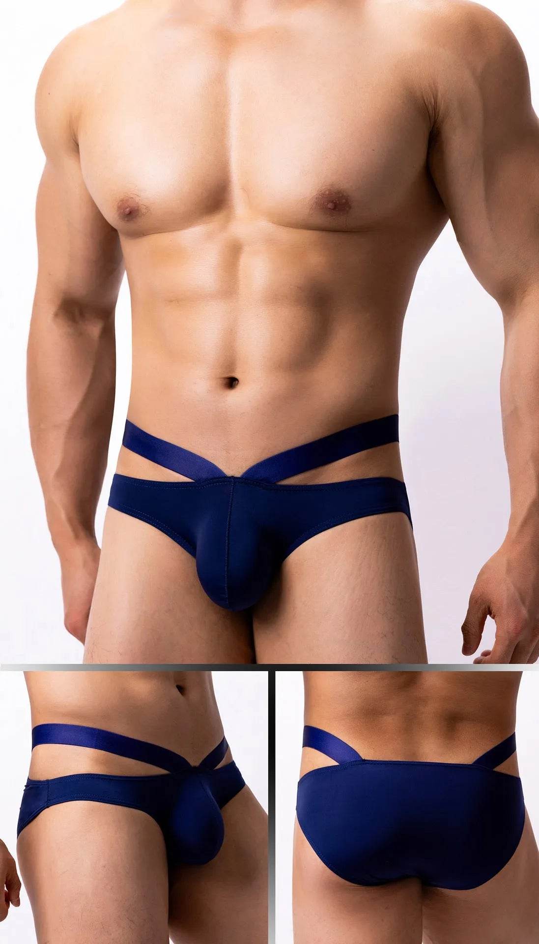 Thin Ice Silk Low Waist Men's Underwear Briefs - Velora