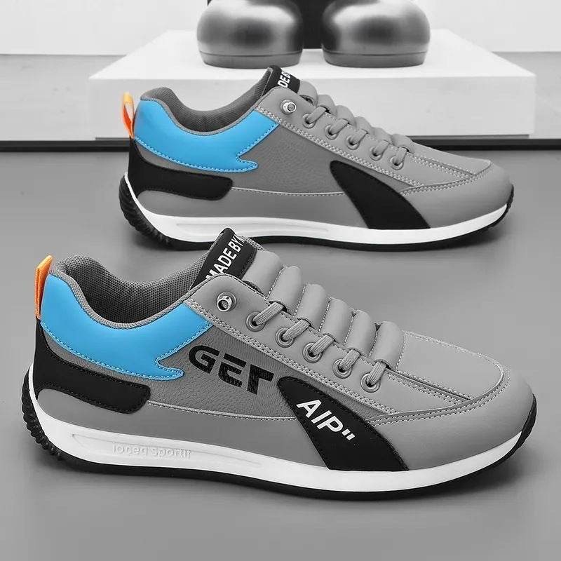 Men Sports Flat Shoes Comfortable Breathable Non-slip Wear-resistant Board Shoes - Velora