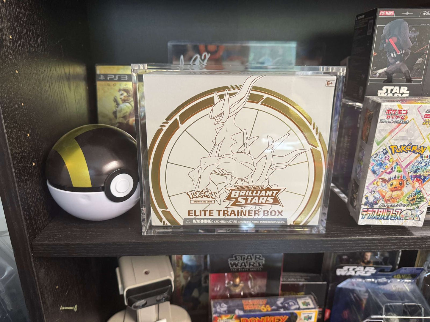 1x EVORETRO Acrylic Case for Pokemon ETB with Magnetic Lid