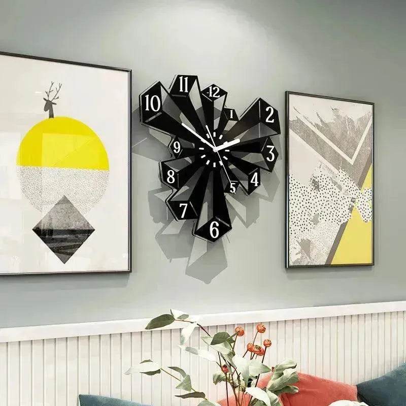 Acrylic Modern and simple silent Decor wall clock - Velora