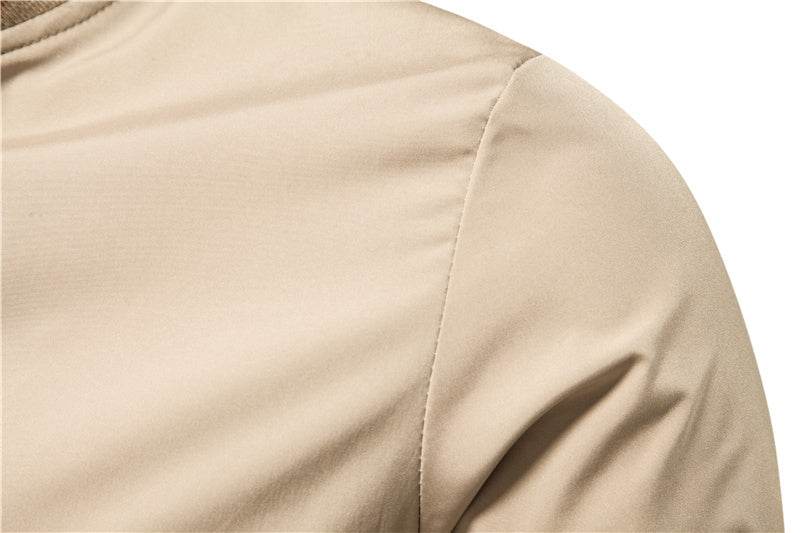 Men's Striped Zip-up Jacket With Pockets Fashion Casual Outerwear Sports Baseball Clothing Spring And Fall - Velora
