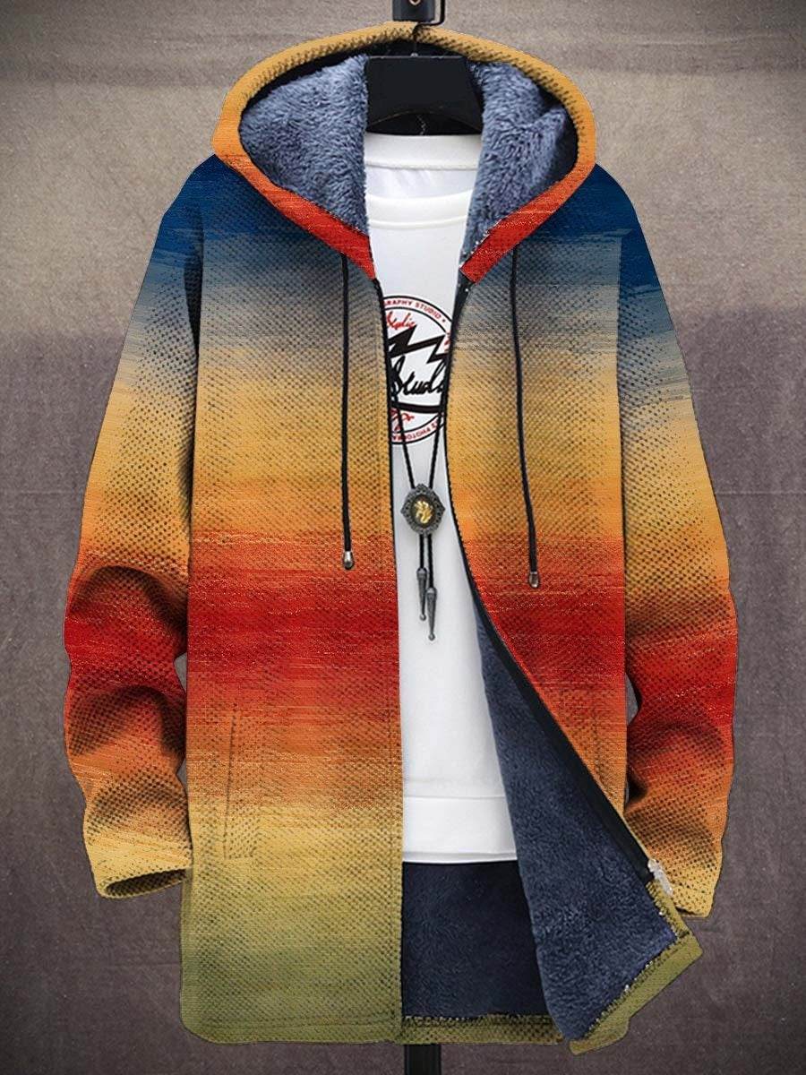 Men's Zipper Hooded Cardigan Cotton-padded Jacket - Velora