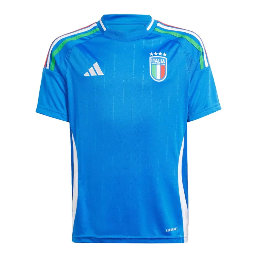 adidas Boys Italy 2024 Home Jersey Blue - Velora Luxury Fashion