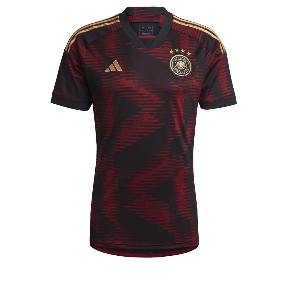 adidas Germany 22 Away Jersey Mens Black Size XL - Velora Luxury Fashion