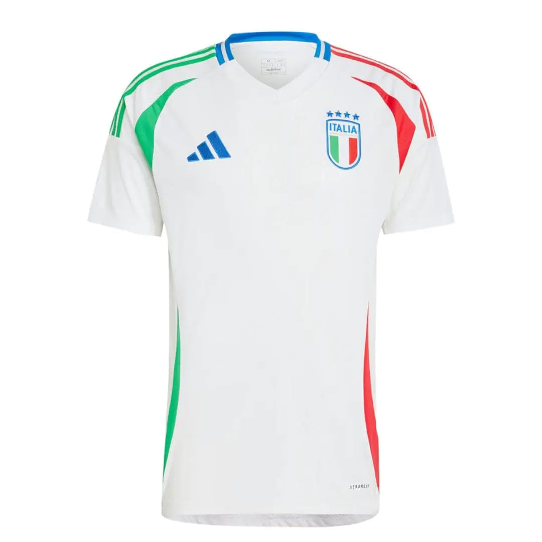 adidas Mens Standard Italy 2024 Away Jersey White - Velora Luxury Fashion