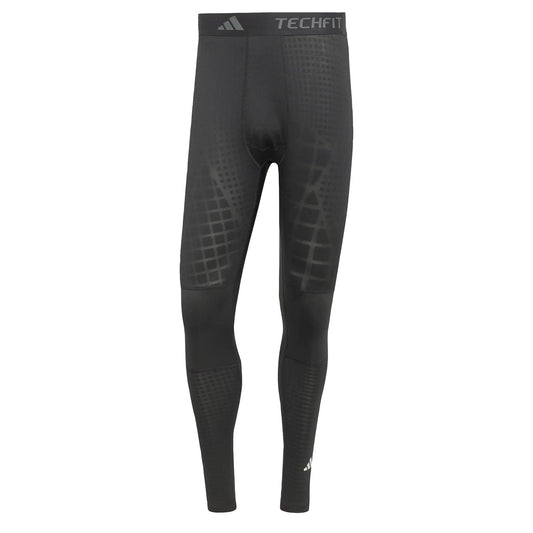 adidas Mens Techfit Cold.RDY Training Long Tights Black - Velora Luxury Fashion