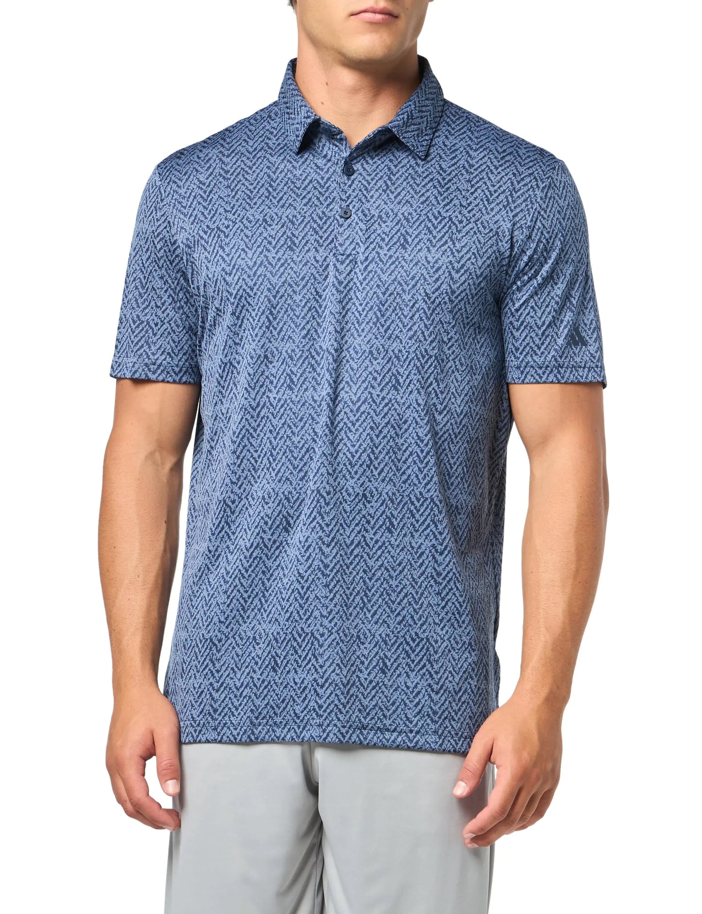 adidas Mens Ultimate365 Jacquard Polo Shirt Conavy - Velora Luxury Fashion