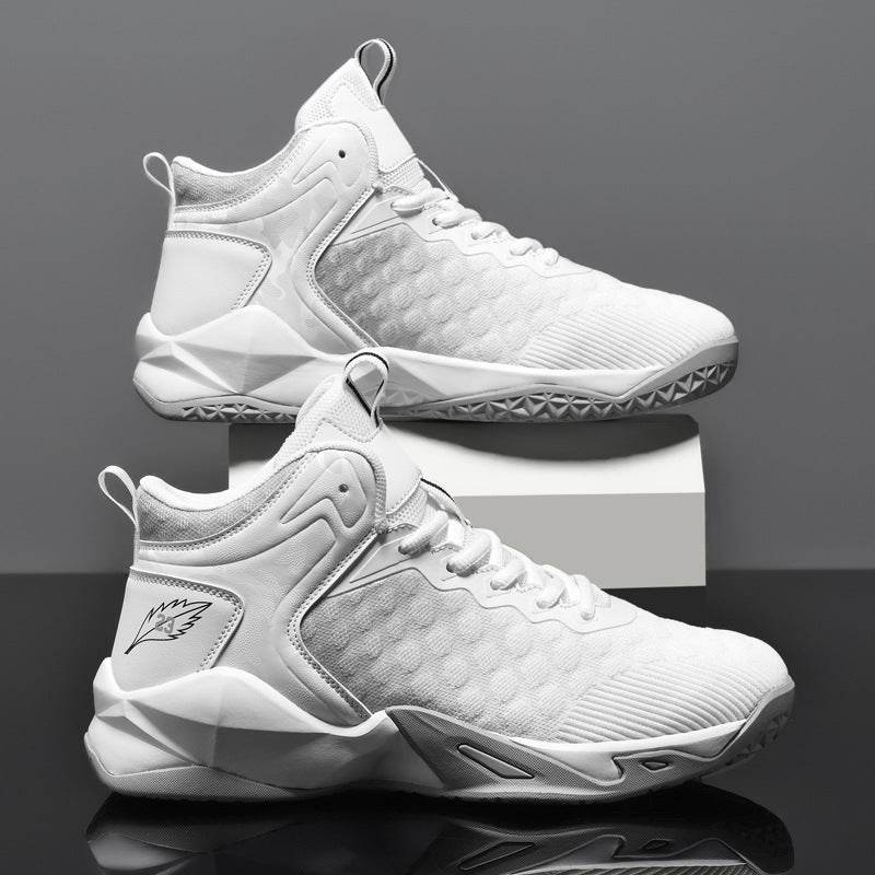 Men's Mid-Top Gradient Mesh Breathable Sneakers - Velora