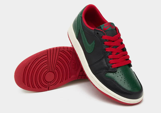 W Air Jordan 1 Low OG "Black/Gorge Green" CZ0775-036 - Velora