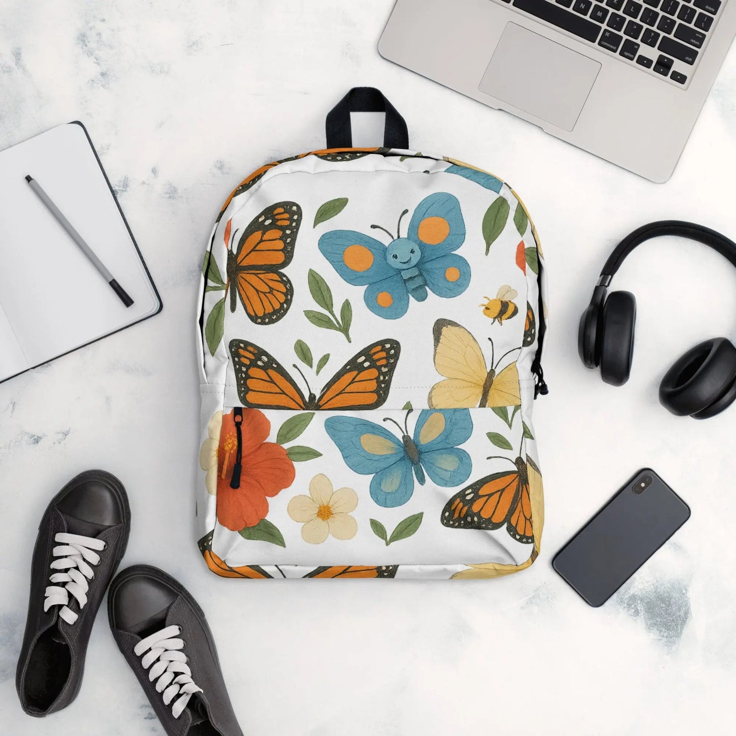 Backpack - Monarch butterflies