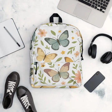 Backpack - Pastel Flower Print