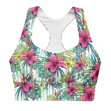 Recycled Longline Sports Bra
