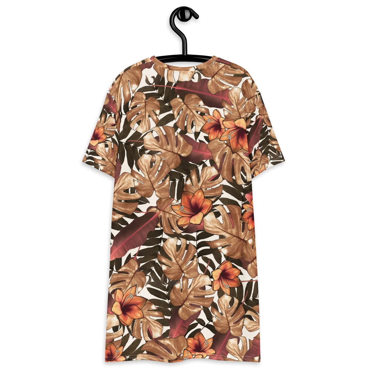 T-shirt dress - Orange Floral