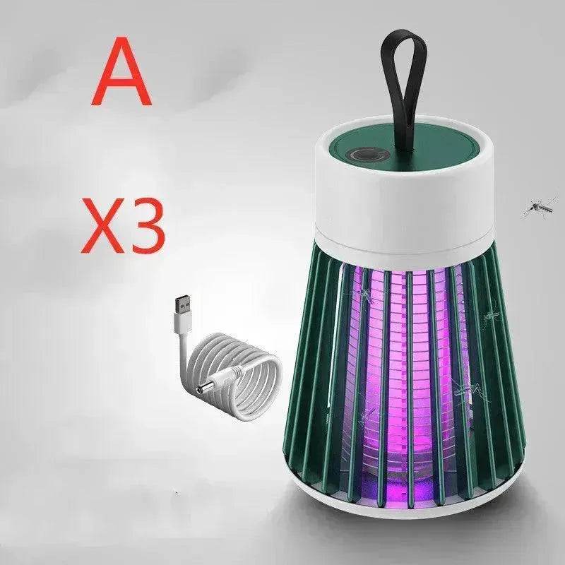 Anti Mosquitoes Portable Electric Mosquito Killer Lamp USB Insect Killer LED Mosquito Trap Bug Zapper Repellent - Velora