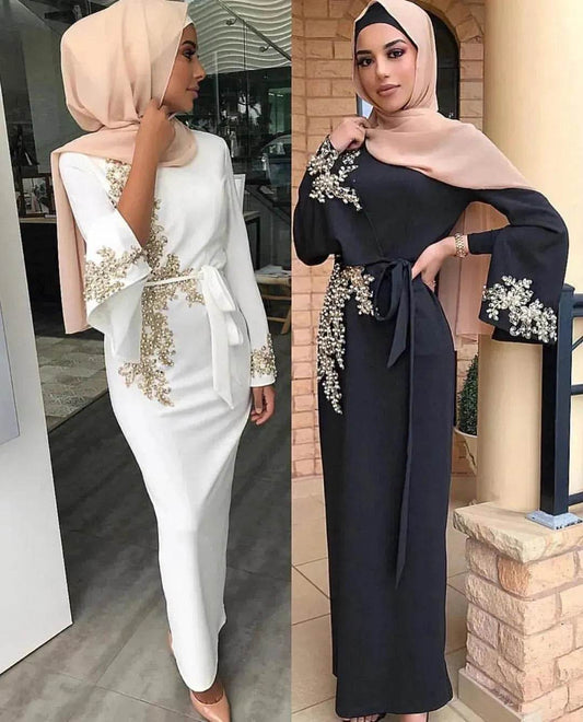 Arab embroidered dress - Velora