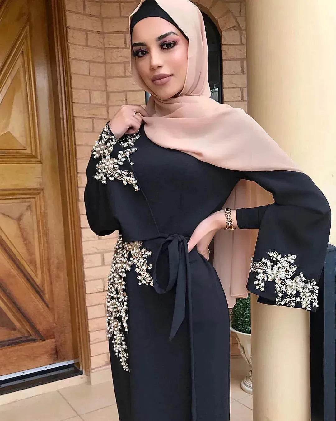 Arab embroidered dress - Velora