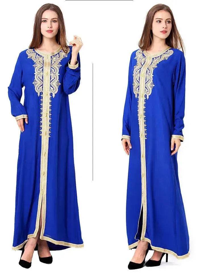 Arab  Embroidered Lace Dress Dress EX-STOCK Canada