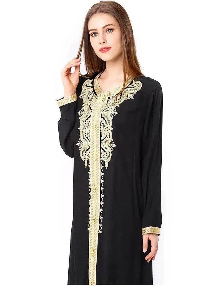 Arab  Embroidered Lace Dress Dress EX-STOCK Canada