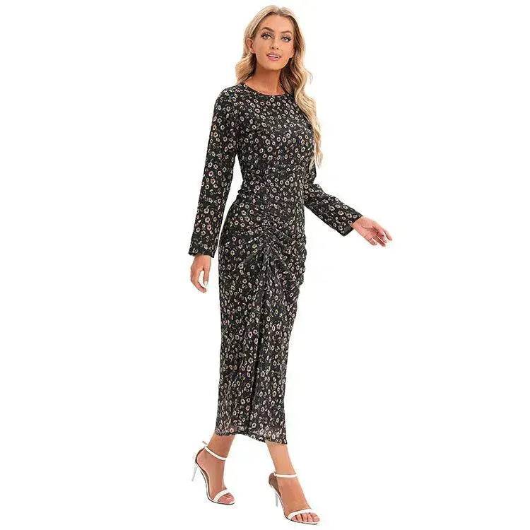 Arab Fashion Hijab Dress Printed Abayas For Women - Velora