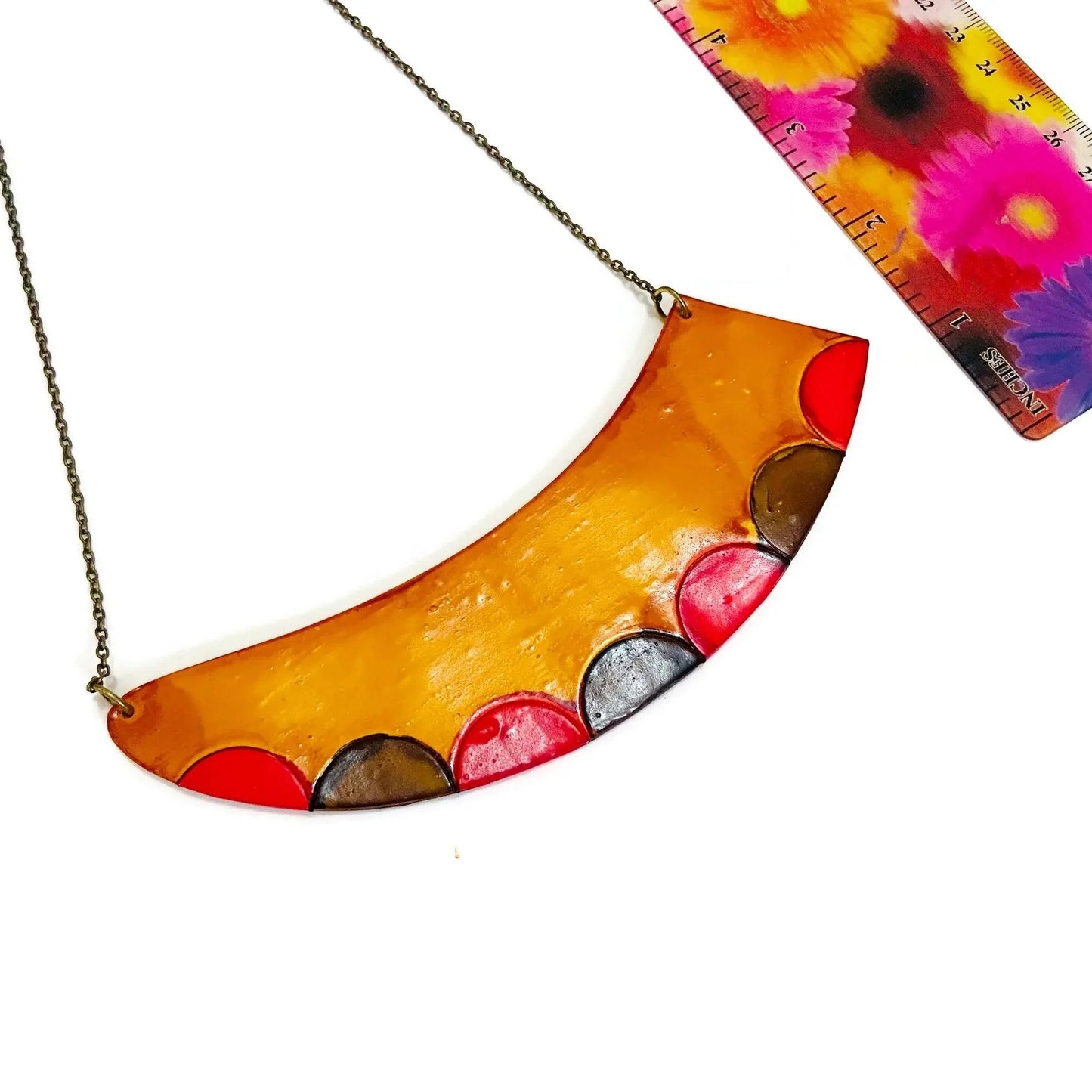 Asymmetrical Mustard Yellow Statement Necklace - Velora Luxury Fashion