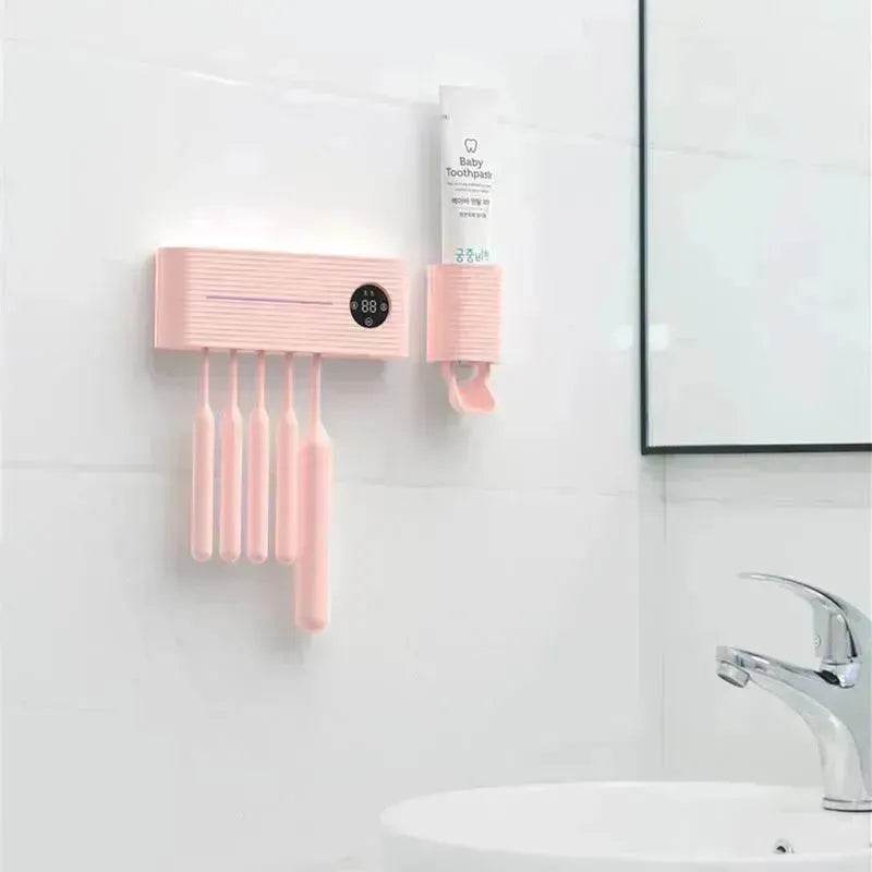 Automatic Air-Drying And Placing Toothbrush Disinfection Box On The Wall - Velora